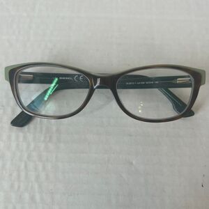 Diesel Eyeglasses DL 5012-1 056 52-16-140 Tortoise Green Full Rim Frames Only